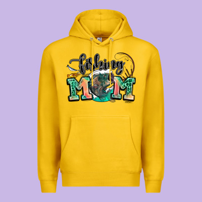 Fishing Mom Premium Hoodie Designed By Lillyallendesigns