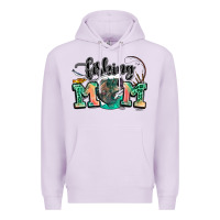 Lilac fishing mom Premium Hoodie - LillyAllenDesigns