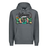 Rock fishing mom Premium Hoodie - LillyAllenDesigns