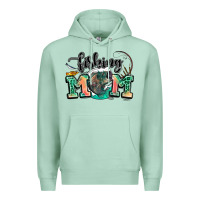 Seafoam fishing mom Premium Hoodie - LillyAllenDesigns