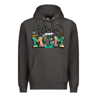 Smoke fishing mom Premium Hoodie - LillyAllenDesigns