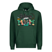 Sports Green fishing mom Premium Hoodie - LillyAllenDesigns