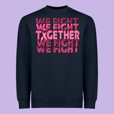 Together We Fight Heavyweight Sweatshirt Designed By Texasbilliewilder
