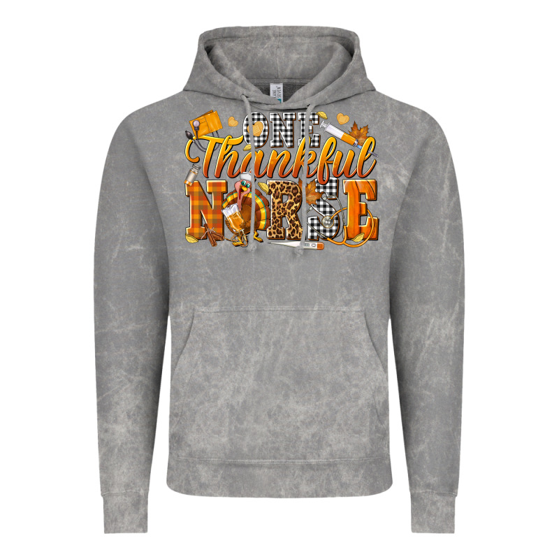 One Thankful Nurse Vintage Hoodie by texasbilliewilder | Teevron