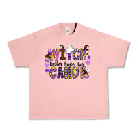 Salmon Witch Better Have My Candy Urban Heavy Tee - CowhideDigitalArt