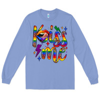 Colony Blue kiss me Long Sleeve Tee - JahusDesignShop