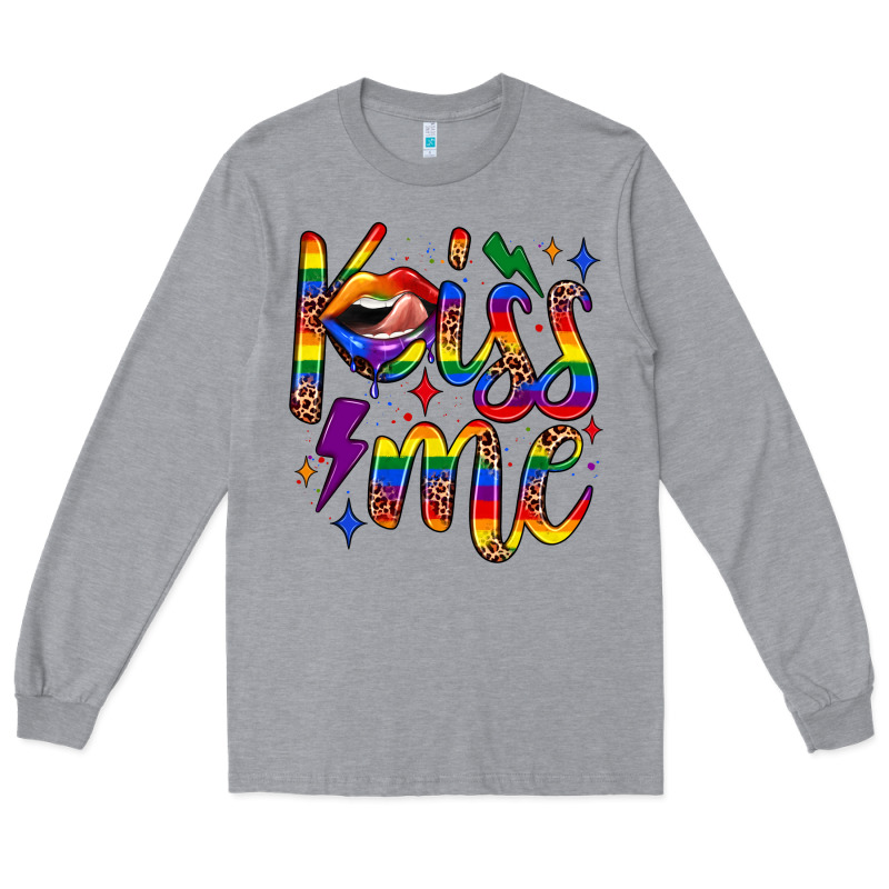 Kiss Me Long Sleeve Tee by JahusDesignShop | Teevron