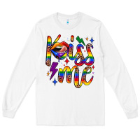 White kiss me Long Sleeve Tee - JahusDesignShop