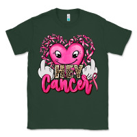 Sports Green hey cancer with middle fingers Classic Tee - AdoDesignShop