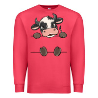 Cardinal custom cow Premium Sweatshirt - MaliasSmallBusiness