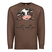 Chestnut custom cow Premium Sweatshirt - MaliasSmallBusiness