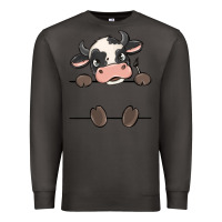Smoke custom cow Premium Sweatshirt - MaliasSmallBusiness