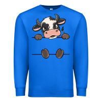 True Royal custom cow Premium Sweatshirt - MaliasSmallBusiness