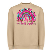 Mushroom We Fight Together Rainbow Heavyweight Sweatshirt - texasbilliewilder