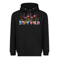 Black stay wild Heavyweight Hoodie - MaliasSmallBusiness