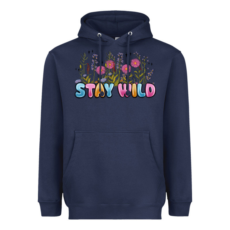 Stay Wild Heavyweight Hoodie by MaliasSmallBusiness | Teevron