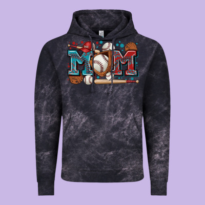 Mom Baseball Vintage Hoodie Designed By Zillion Design Studio