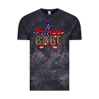 Cloud Black American babe Vintage Tee - Neo Western
