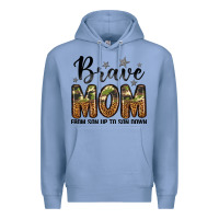 Colony Blue brave mom from son up to son down Premium Hoodie - LillyAllenDesigns