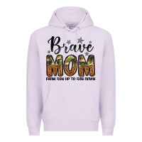 Lilac brave mom from son up to son down Premium Hoodie - LillyAllenDesigns