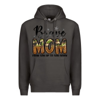 Smoke brave mom from son up to son down Premium Hoodie - LillyAllenDesigns