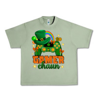 Oil Green Gamer chaun st.patricks day Urban Heavy Tee - Neo Western