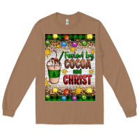 Toasted Coconut christmas fueled by cocoa and christ Long Sleeve Tee - Artiststas