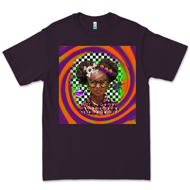 Halloween African Girl Premium Tee by BarkalooDesign | Teevron