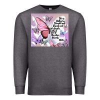 Charcoal Heather bible verse Premium Sweatshirt - MaliasSmallBusiness