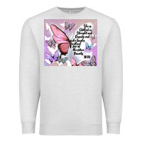 Oatmeal Heather bible verse Premium Sweatshirt - MaliasSmallBusiness