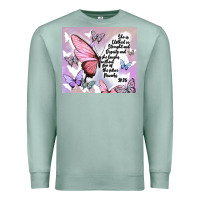 Seafoam bible verse Premium Sweatshirt - MaliasSmallBusiness