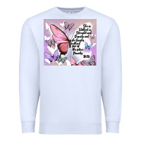 White bible verse Premium Sweatshirt - MaliasSmallBusiness