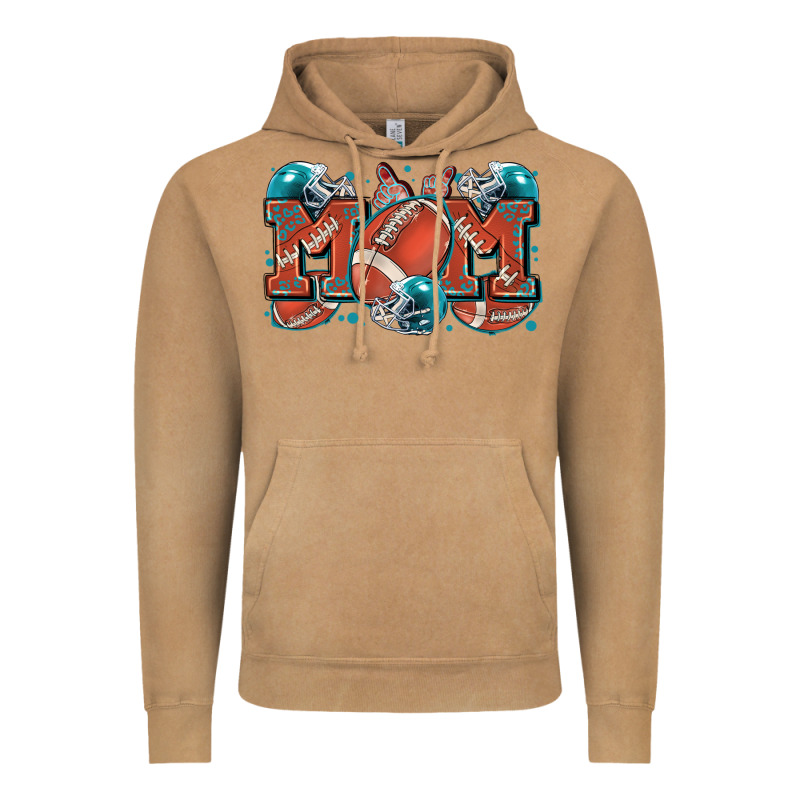 Mom American Football Vintage Hoodie by Zillion Design Studio | Teevron