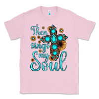 Bubblegum Pink then sings my soul cross Classic Tee - JahusDesignShop