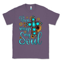 Lavender then sings my soul cross Classic Tee - JahusDesignShop