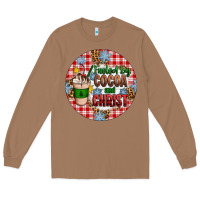 Toasted Coconut christmas fueled by cocoa and christ ornament Long Sleeve Tee - Artiststas