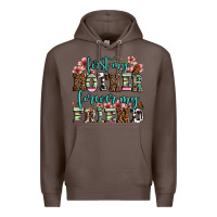 Coffee first my mother forever my friend Premium Hoodie - LillyAllenDesigns