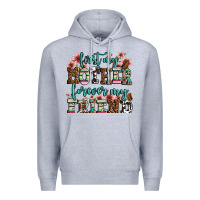 Heather Grey first my mother forever my friend Premium Hoodie - LillyAllenDesigns