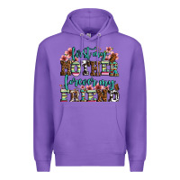 Purple first my mother forever my friend Premium Hoodie - LillyAllenDesigns