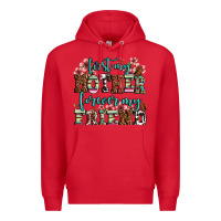 Red first my mother forever my friend Premium Hoodie - LillyAllenDesigns