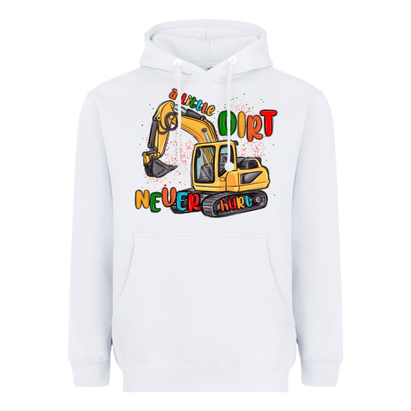 A Little Dirt Never Hurt Heavyweight Hoodie by MaliasSmallBusiness | Teevron