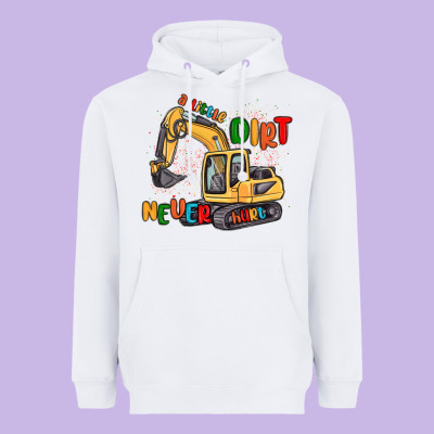 A Little Dirt Never Hurt Heavyweight Hoodie Designed By Maliassmallbusiness