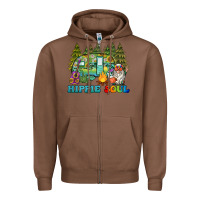 Chestnut hippie soul camping Zipper Hoodie - BarkalooDesign