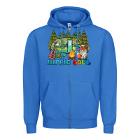True Royal hippie soul camping Zipper Hoodie - BarkalooDesign