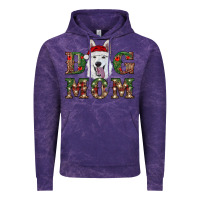 Cloud Purple christmas  white shepherd dog mom Vintage Hoodie - RanaPortraitStore