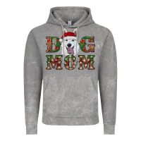 Cloud Rock christmas  white shepherd dog mom Vintage Hoodie - RanaPortraitStore