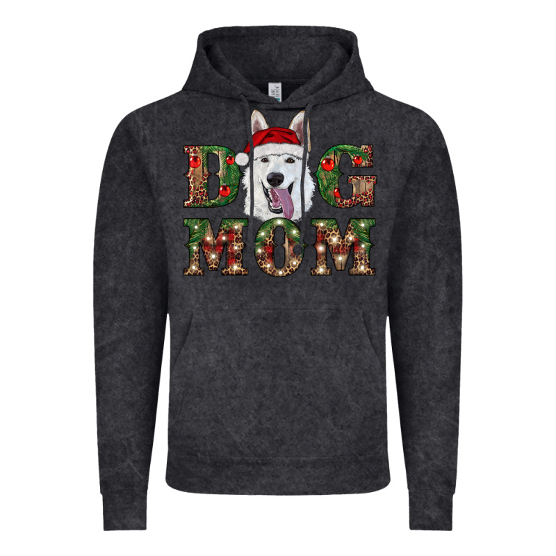 Christmas  White Shepherd Dog Mom Vintage Hoodie by RanaPortraitStore | Teevron