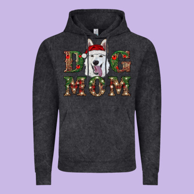 Christmas  White Shepherd Dog Mom Vintage Hoodie Designed By Ranaportraitstore