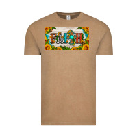 Vintage Coffee faith cross and sunflower license plate Vintage Tee - HRA Design Shop