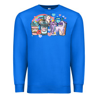 True Royal unicorn coffee cups Premium Sweatshirt - NancyCooperArtShop